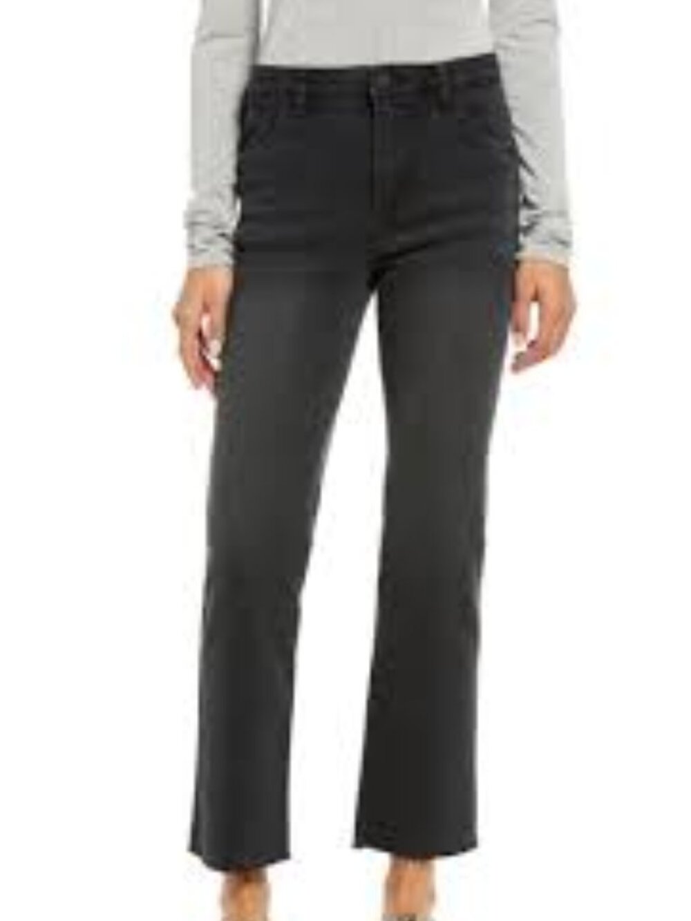 Wit & Wisdom Bennett Skyrise Raw Hem High Waist Stretch Bootcut Jeans